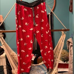 Xl adult fleece pjs.